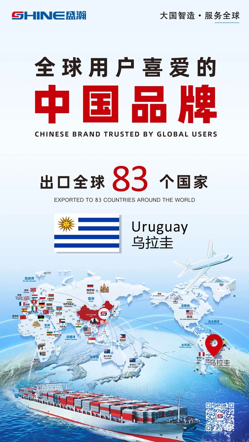 喜報 | 盛瀚產品出口國家增至83個！